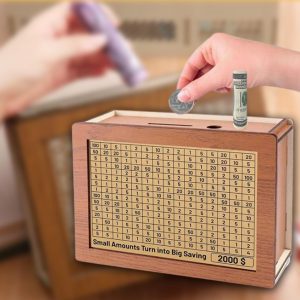 Spareboks i træ | COINSAVE