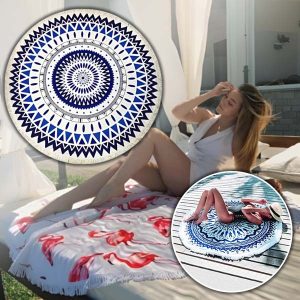 Rundt strandhåndklæde | CUBALINKA