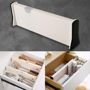 Justerbar skillevæg til skuffer eller hylder | DIVISERINO