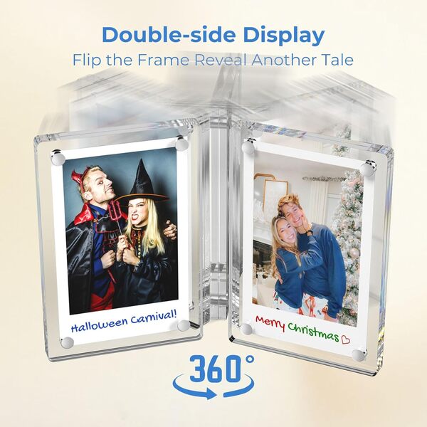 Dobbeltsidet akrylramme