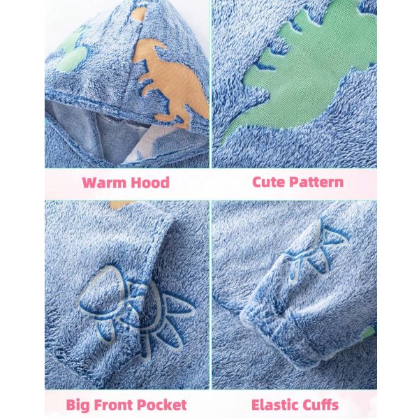 KIDHUG unisex hættetæppe