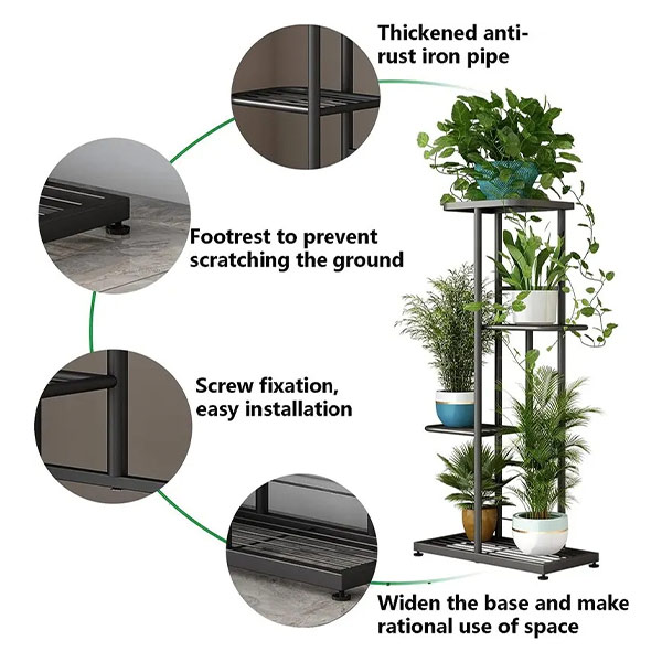 plantekrukkestativ kompakt design