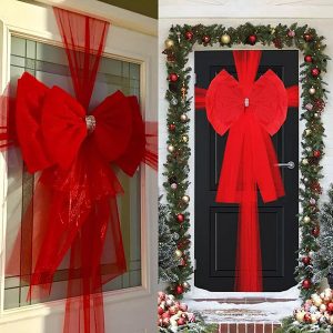 Stor sløjfe til jul og festlig dekoration | RUBYBOW