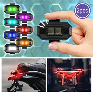 Genopladelige blinklys til køretøjer (2 stk) | STROBIES