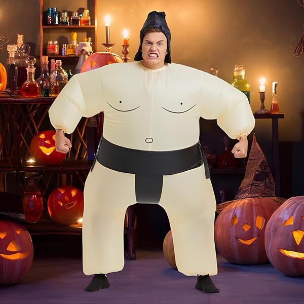 oppusteligt sumokostume